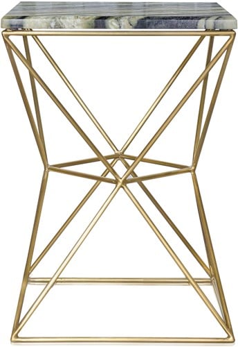 Jules Lamp/occasional Table Shiny Gold *-2