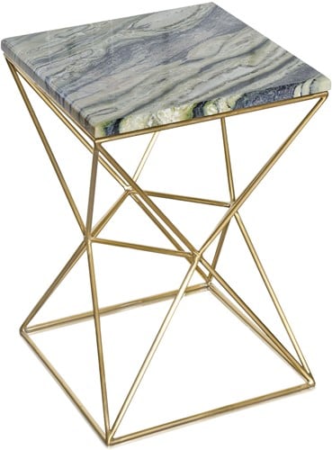 Jules Lamp/occasional Table Shiny Gold *-3