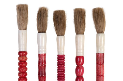 Brush Large Set of 10 Raspberry *-3
