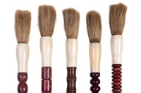 Brush Small Set of 10 Ruby *-3