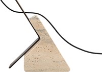 Pulse Table Lamp Travertine *-2