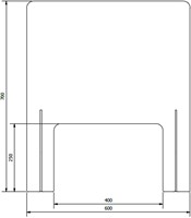 Transparent Screen with Larger Opening 60x70 *-2