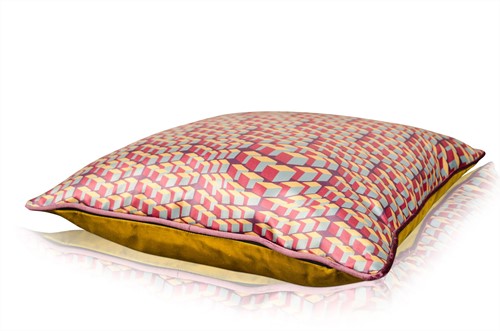 Set of 2 Studio C Cushions Cubes Design *-2