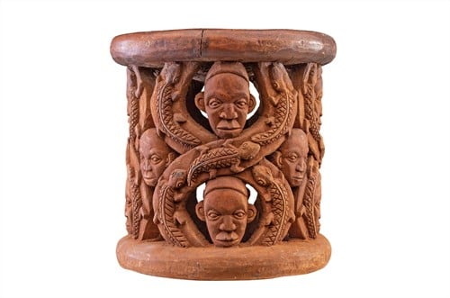 Figurative Bamileke Stool