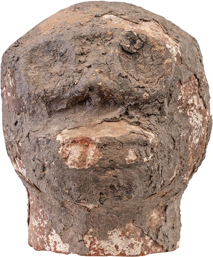 Terracotta Monkey Head