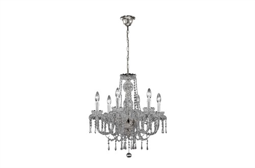 Alicante Ceiling Lamp 8L Nickel *