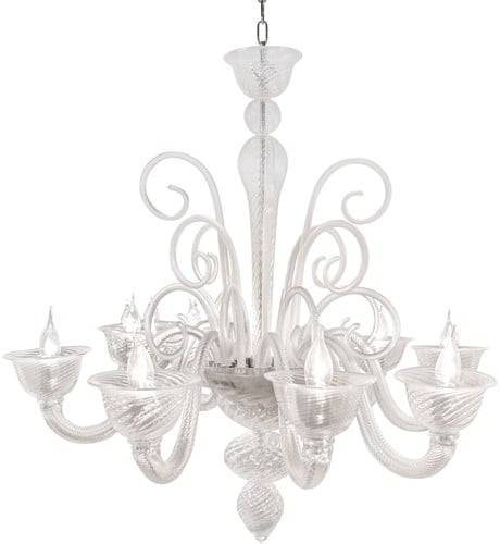 Barnaba Ceiling Lamp 8L Nickel *