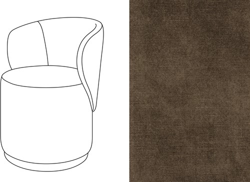 Barril Swivel Dining Chair Adore 108
