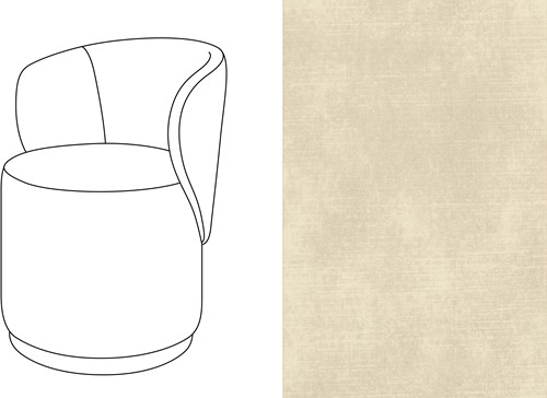 Barril Swivel Dining Chair Adore 110