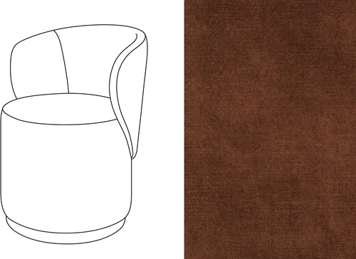 Barril Swivel Dining Chair Adore 111