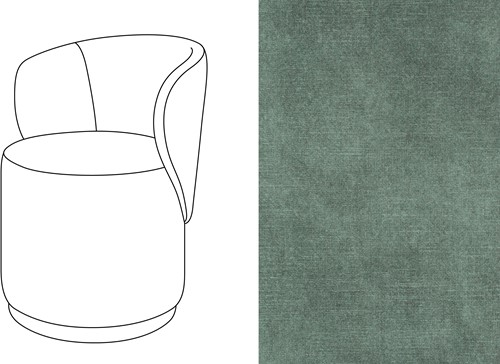 Barril Swivel Dining Chair Adore 158
