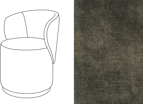 Barril Swivel Dining Chair Adore 162