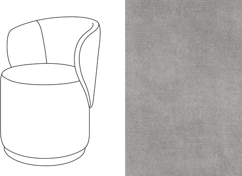 Barril Swivel Dining Chair Adore 180