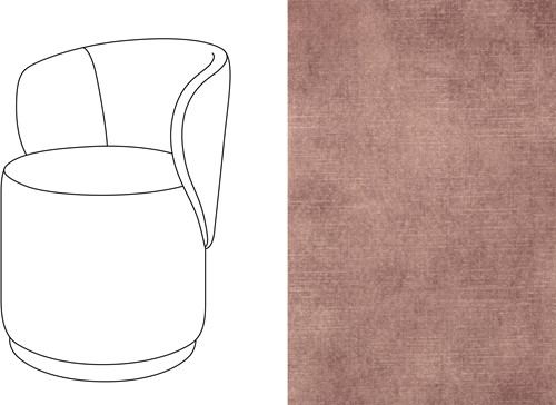 Barril Swivel Dining Chair Adore 200