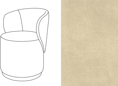 Barril Swivel Dining Chair Adore 215