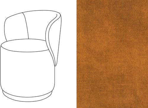 Barril Swivel Dining Chair Adore 28