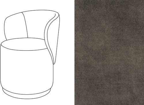 Barril Swivel Dining Chair Adore 68