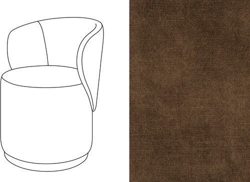 Barril Swivel Dining Chair Adore 81