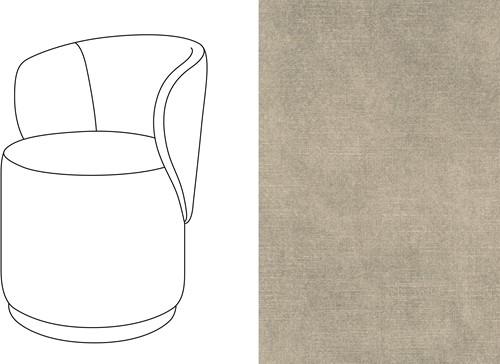 Barril Swivel Dining Chair Adore 84
