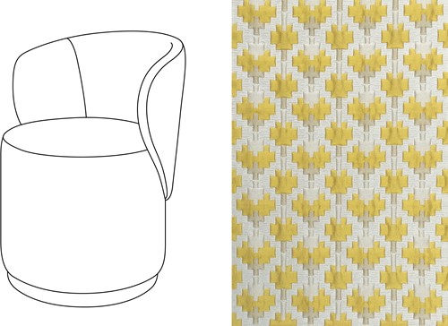 Barril Swivel Dining Chair Coriandoli 002
