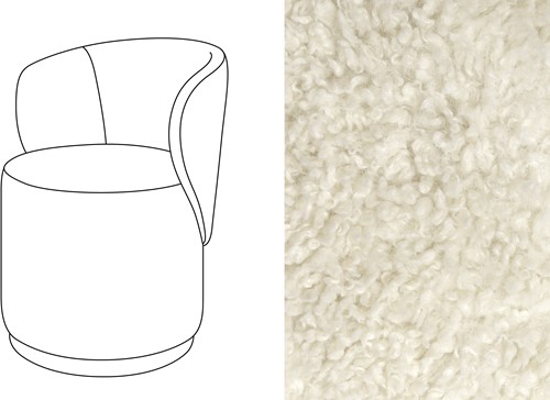 Barril Swivel Dining Chair Doodle 02