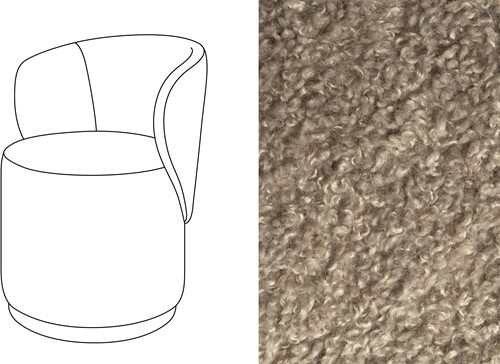 Barril Swivel Dining Chair Doodle 10