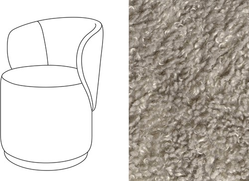 Barril Swivel Dining Chair Doodle 12