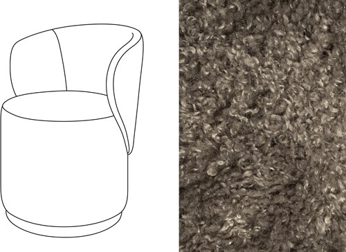 Barril Swivel Dining Chair Doodle 83