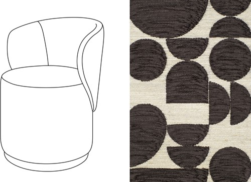 Barril Swivel Dining Chair Dunes 007