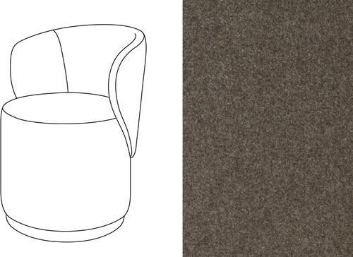 Barril Swivel Dining Chair Facet 1008