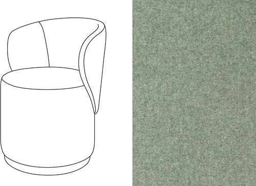 Barril Swivel Dining Chair Facet 50