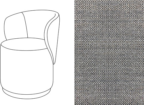 Barril Swivel Dining Chair Gent 01