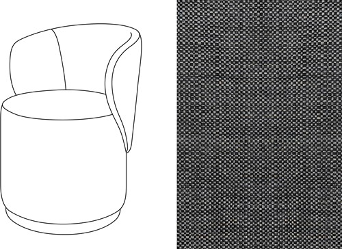 Barril Swivel Dining Chair Gent 02
