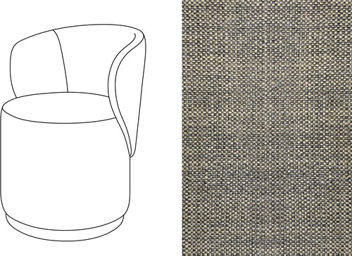 Barril Swivel Dining Chair Gent 04
