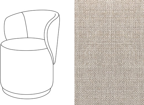 Barril Swivel Dining Chair Gent 06