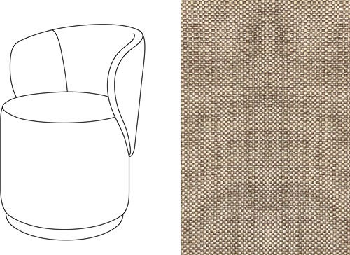 Barril Swivel Dining Chair Gent 12