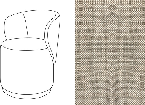 Barril Swivel Dining Chair Gent 13