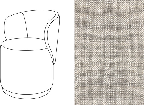 Barril Swivel Dining Chair Gent 16