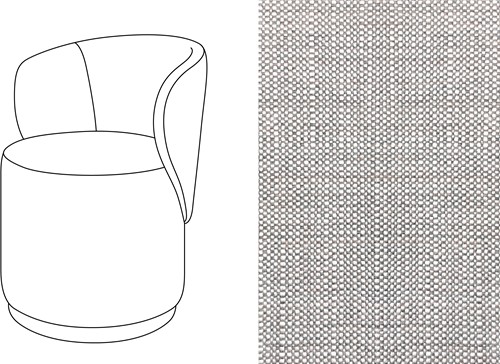 Barril Swivel Dining Chair Gent 17