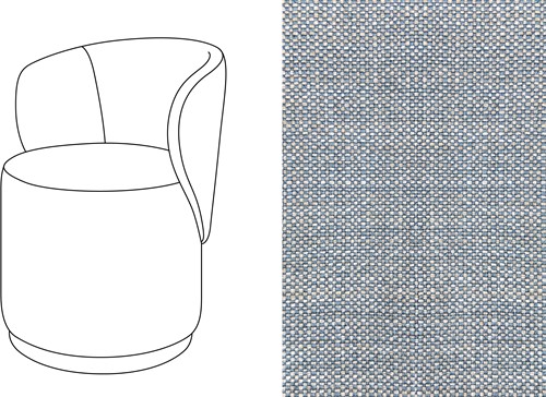 Barril Swivel Dining Chair Gent 23