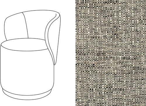 Barril Swivel Dining Chair Havana PRO-13