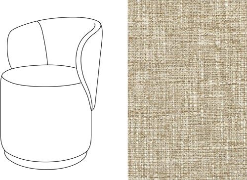 Barril Swivel Dining Chair Havana PRO-16