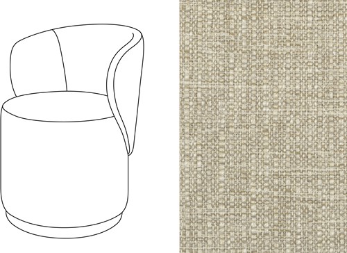Barril Swivel Dining Chair Havana PRO-17