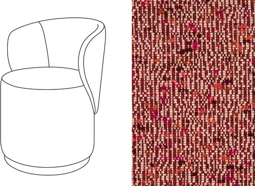 Barril Swivel Dining Chair Nymphea 41