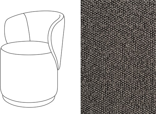 Barril Swivel Dining Chair Trondheim 101