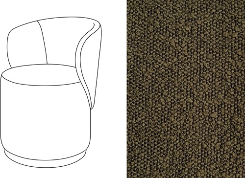 Barril Swivel Dining Chair Trondheim 500