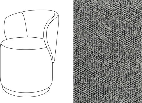 Barril Swivel Dining Chair Trondheim 801