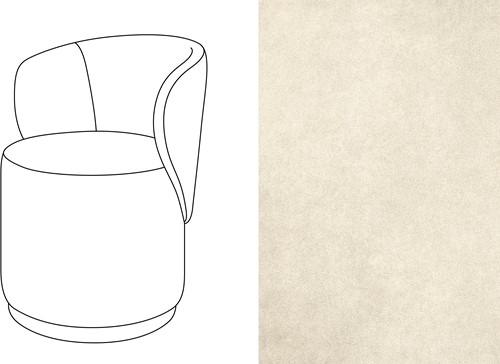 Barril Swivel Dining Chair Velour 003
