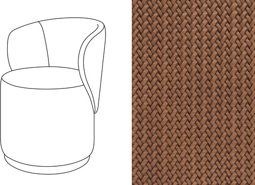 Barril Swivel Dining Chair Wicker 09