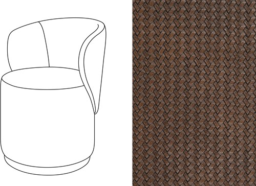 Barril Swivel Dining Chair Wicker 11